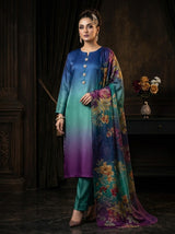Whimsimart Collection | Stylish Silky Long Airline Shirt 3-Piece Set