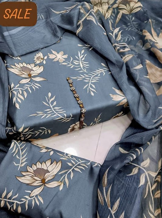 Unstitched silk suit