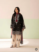 2 Piece Stitched Farshi Shalwar Suit for Women | Heavy Embroidered Malai Lawn Shirt | Dori Latkan Dress