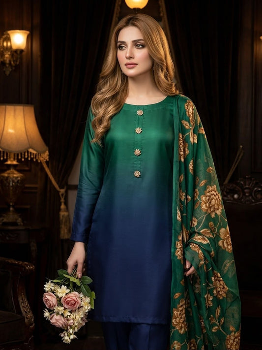 Whimsimart Collection | Exclusive Multi-Shaded Silk 3-Piece Collection