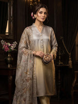 Whimsimart Collection | Royal Digital Printed China Silk Unstitched Suit