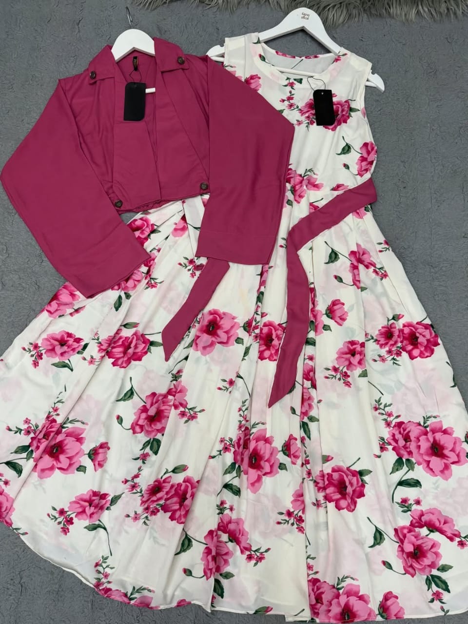 Women Digital Printed Maxi Dress with Cotton Koti 2 Piece | Swiss Lawn Long Maxi | Pakistani Dress